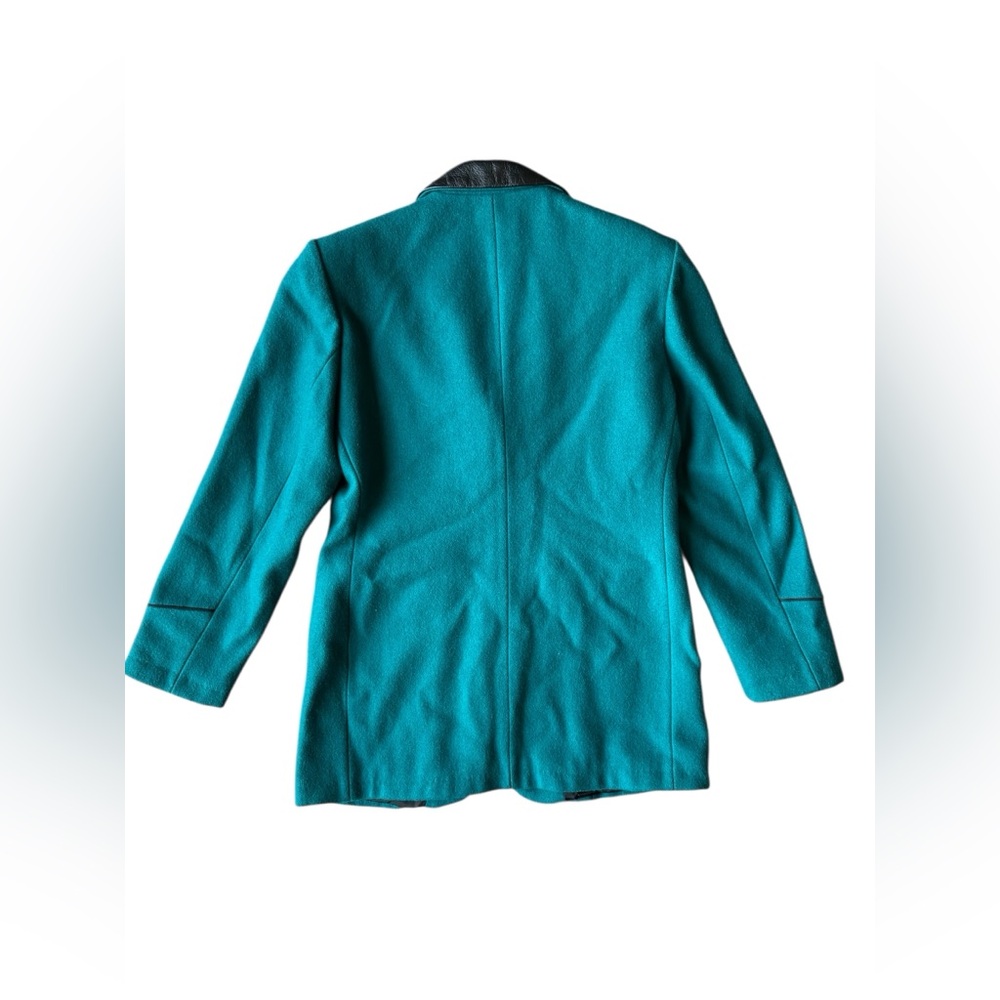 Vintage Mid West Garment Co Teal Wool Blazer - Picture 6 of 8